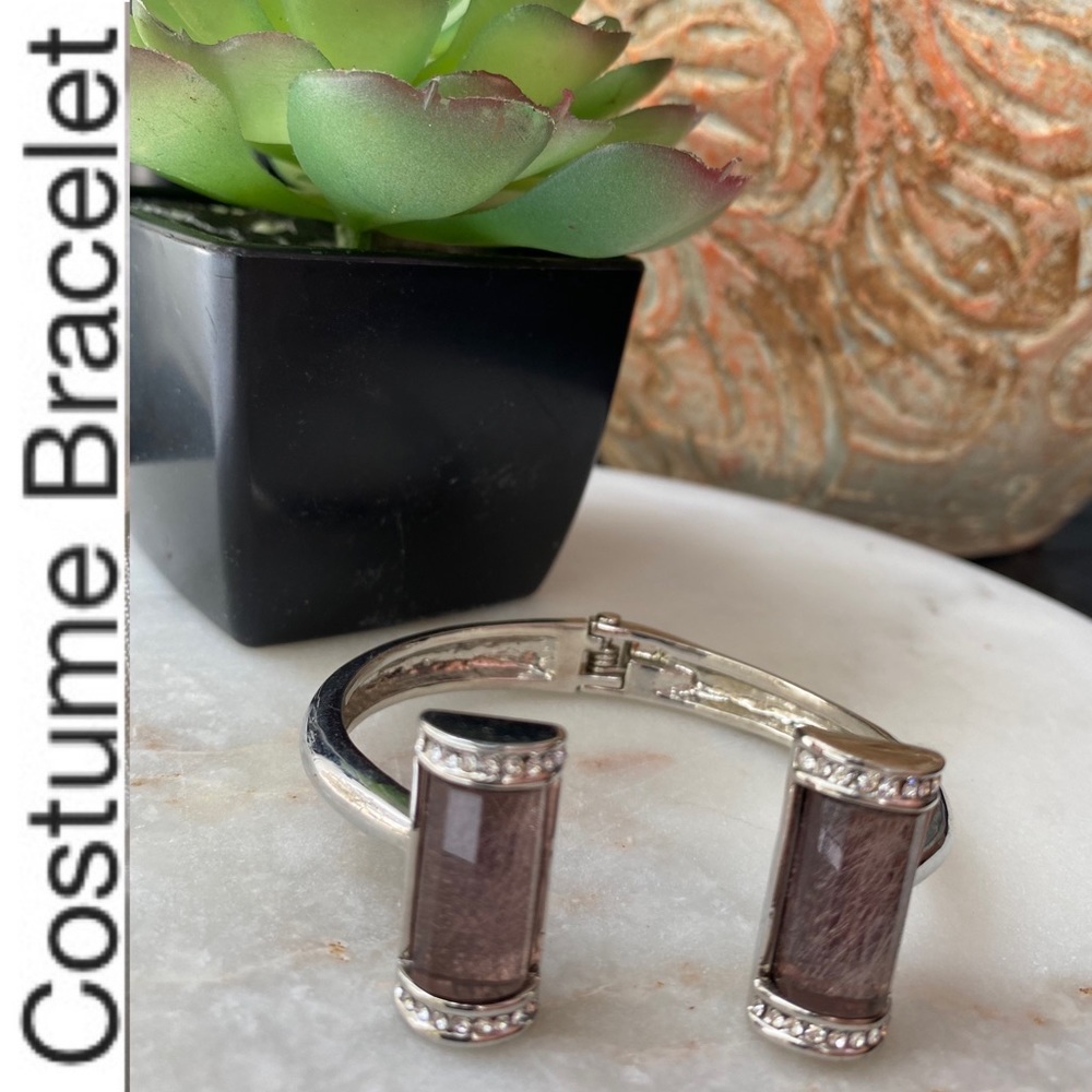 Amethyst Open Bracelet